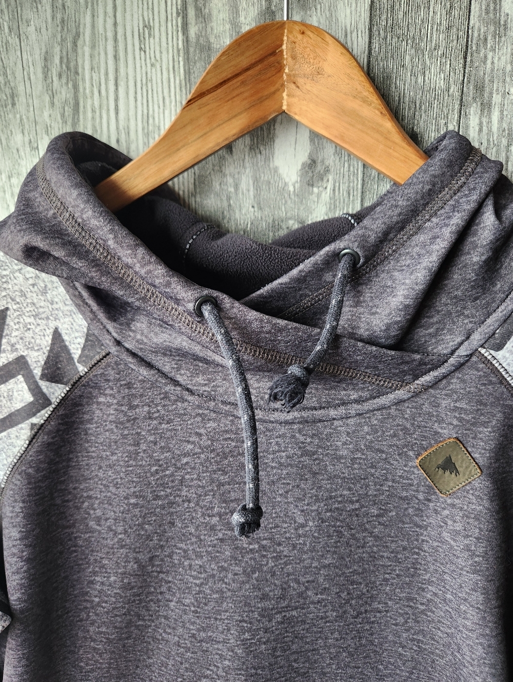 Burton Dryride Heron Pullover Hoodie Southwestern Pattern Womens Large - Picture 4 of 8